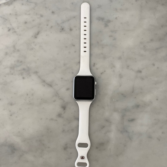 Apple iWatch series 38 mm silver aluminum